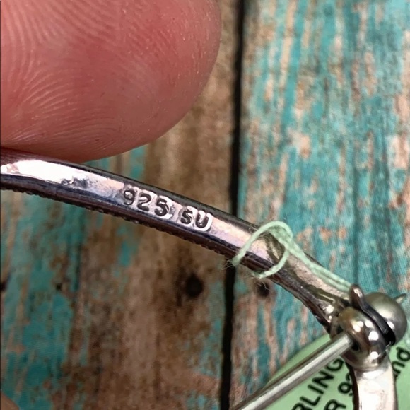 ⭐️Vintage Sterling Silver Marcasite Heart Pin NWT - Picture 5 of 10